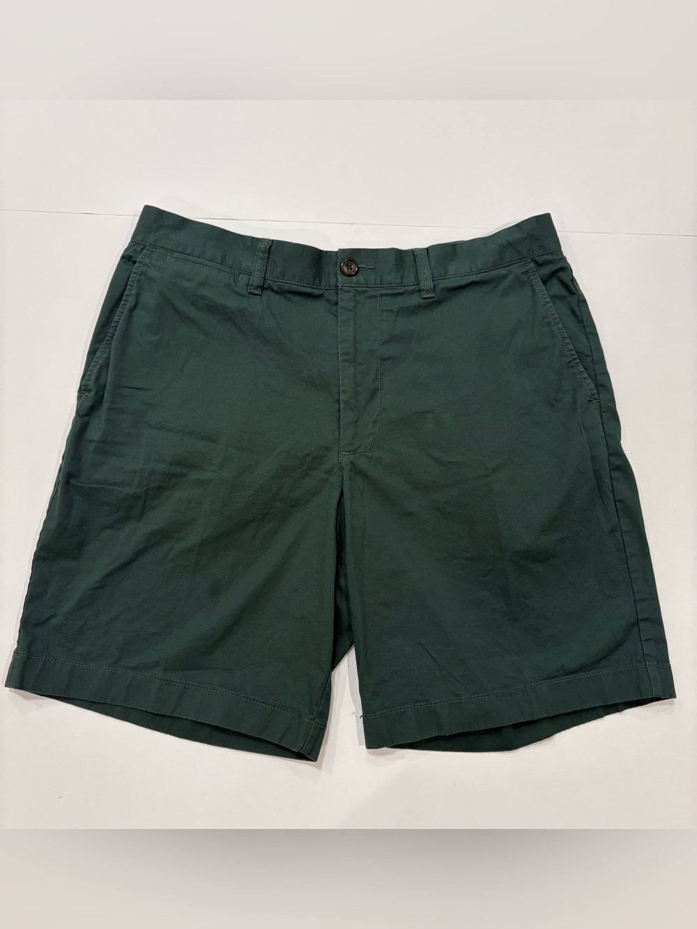 J. Crew Dark Forest Green Men’s Portsider Shorts 33